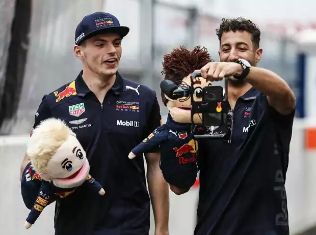 Max Verstappen, Daniel Ricciardo Titel-Bild zur News: Max Verstappen, Daniel Ricciardo