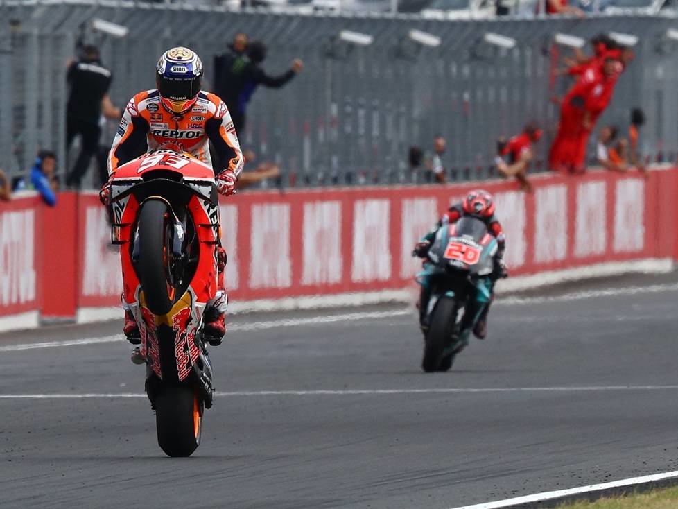 Marc Marquez, Fabio Quartararo, Andrea Dovizioso