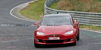 Bild zum Inhalt: Das Tesla Model S ist zurück am Nürburgring