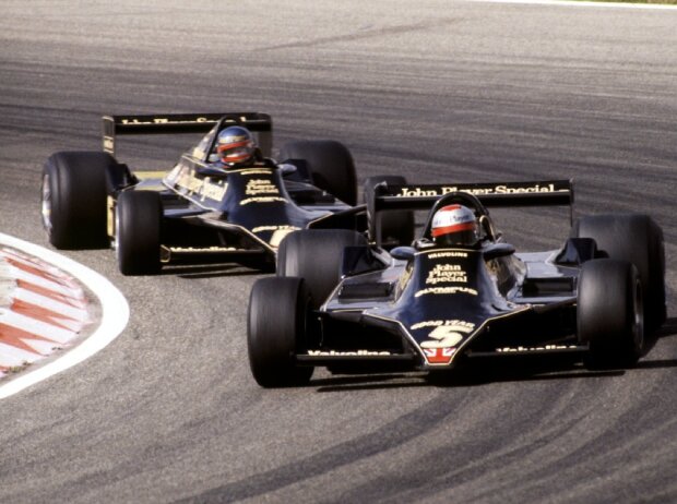 Titel-Bild zur News: Mario Andretti, Ronnie Peterson, Lotus 79