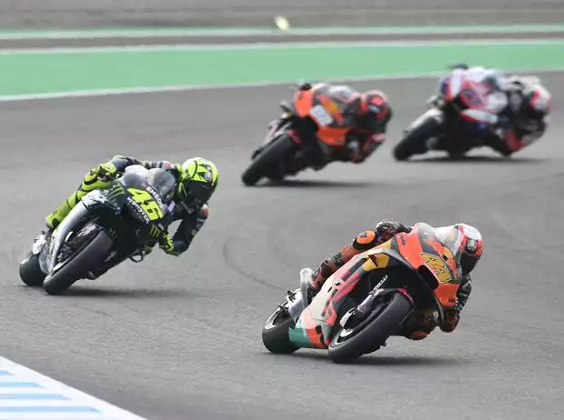 Pol Espargaro, Valentino Rossi Titel-Bild zur News: Pol Espargaro, Valentino Rossi