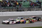 Denny Hamlin (Gibb), Kyle Busch (Gibbs), Chase Elliott (Hendrick) und  (Gibbs)