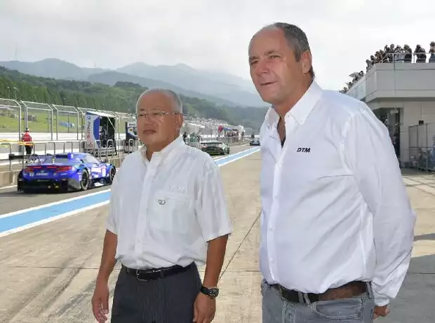 Gerhard Berger, Masaaki Bandoh Titel-Bild zur News: Gerhard Berger, Masaaki Bandoh