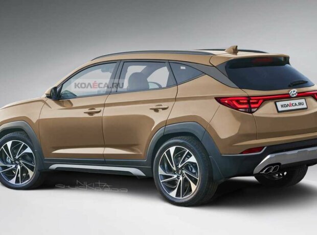 Hyundai Tucson (2021) in neuem Rendering 