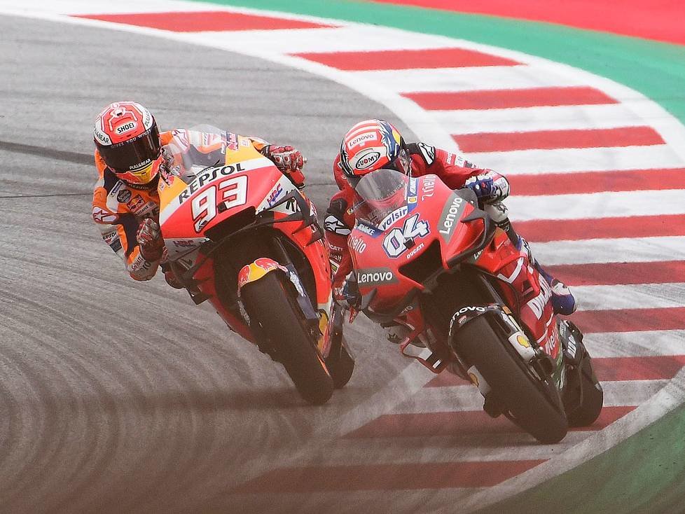 Andrea Dovizioso, Marc Marquez