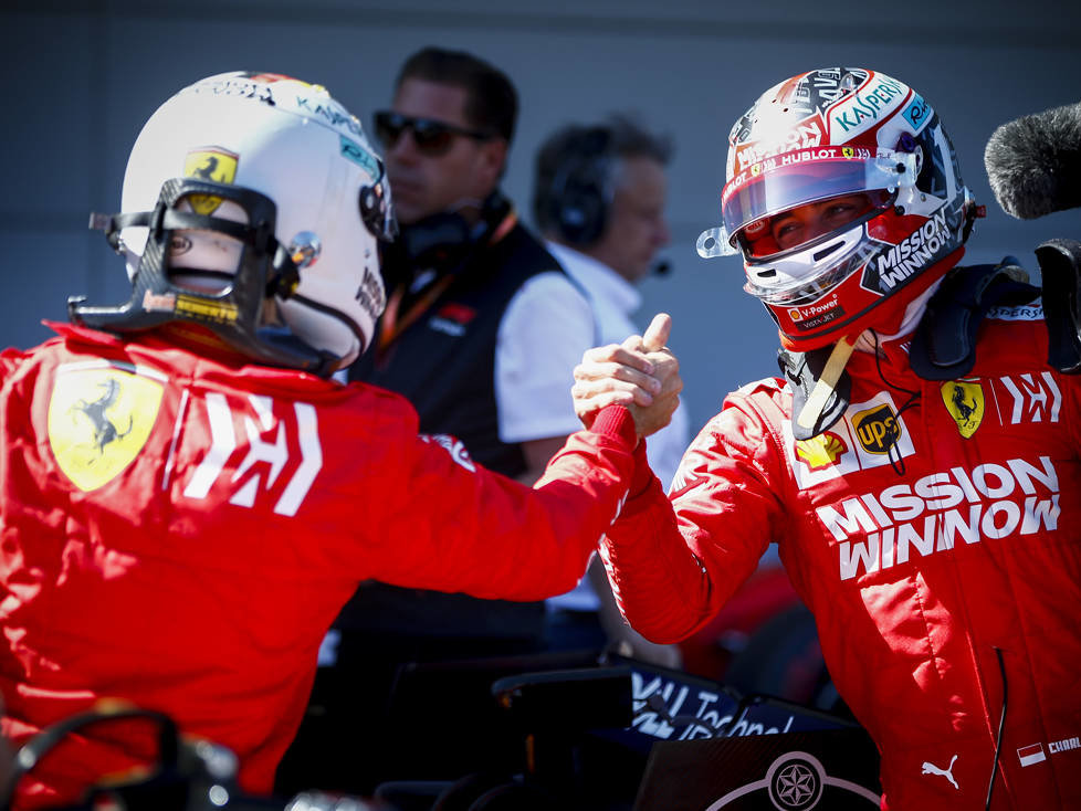 Sebastian Vettel, Charles Leclerc