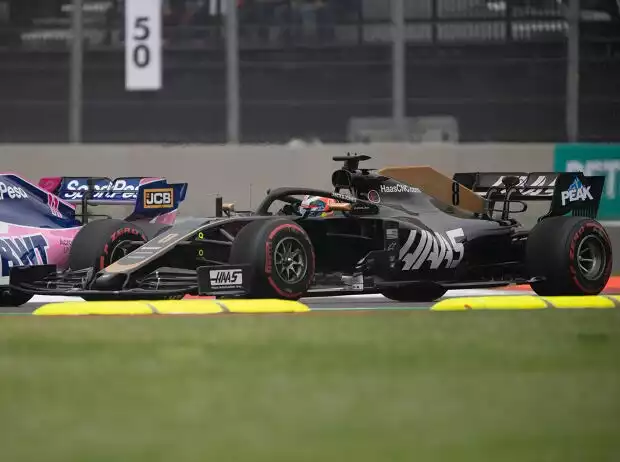 Sergio Perez, Romain Grosjean Titel-Bild zur News: Sergio Perez, Romain Grosjean