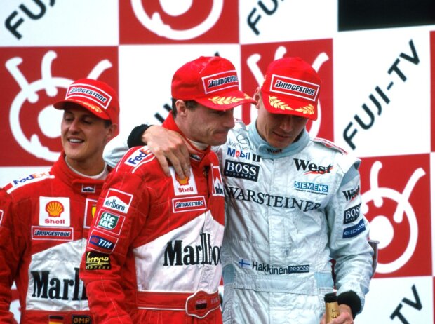 Mika Häkkinen und Eddie Irvine Mika Häkkinen und Eddie Irvine