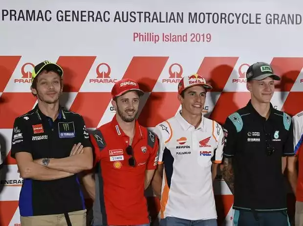 Pressekonferenz beim GP Australien 2019 auf Phillip Island Titel-Bild zur News: Pressekonferenz beim GP Australien 2019 auf Phillip Island