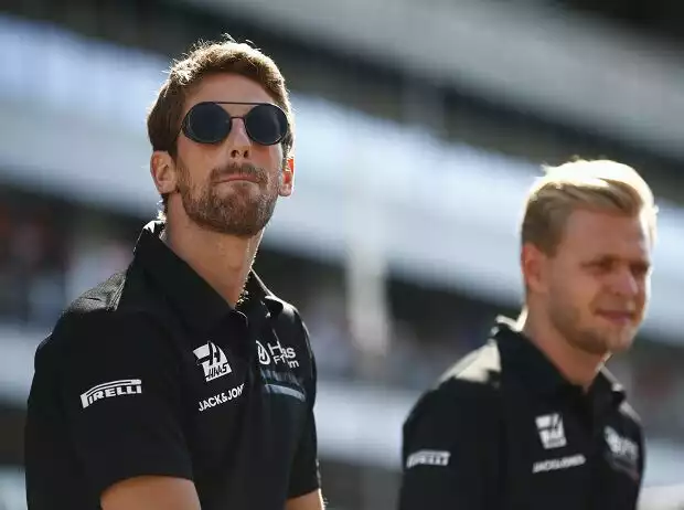 Romain Grosjean, Kevin Magnussen Titel-Bild zur News: Romain Grosjean, Kevin Magnussen