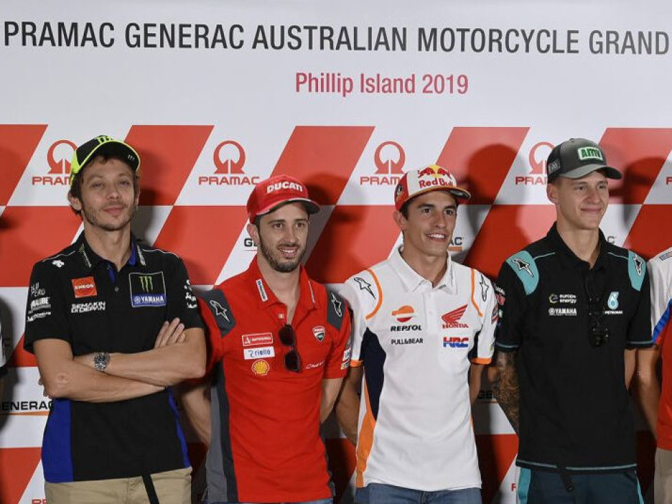 Pressekonferenz beim GP Australien 2019 auf Phillip Island
