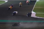 Tom Sykes stürzt in Lauf eins