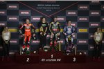 Chaz Davies, Jonathan Rea und Alex Lowes 