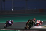 Jonathan Rea vor Alex Lowes und Chaz Davies