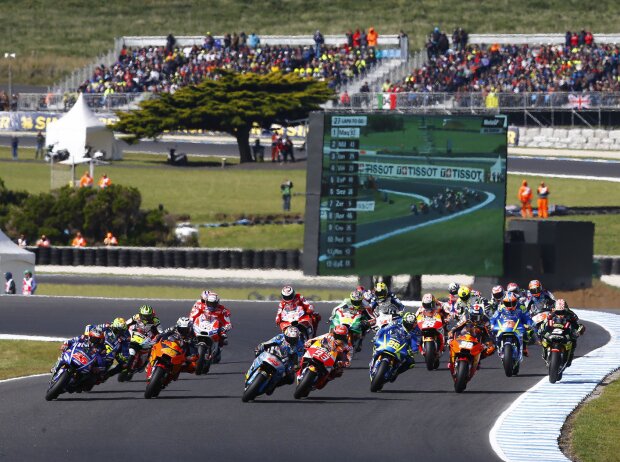 Start zum GP Australien 2017 auf Phillip Island Start zum GP Australien 2017 auf Phillip Island