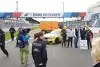 Bild zum Inhalt: Kehrmaschine crasht VLN-Meisterzeremonie am Nürburgring
