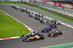 Lando Norris (McLaren), Valtteri Bottas (Mercedes), Max Verstappen (Red Bull), Daniil Kwjat (Toro Rosso), Pierre Gasly (Toro Rosso) und Daniel Ricciardo (Renault) 