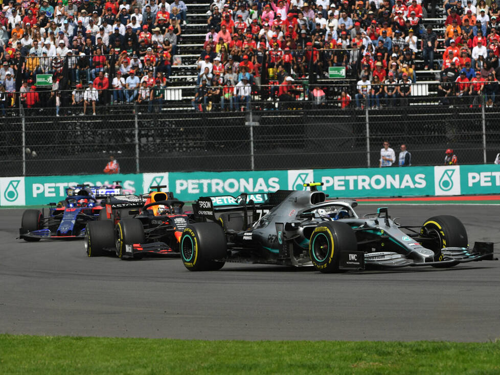 Valtteri Bottas, Max Verstappen, Daniil Kwjat