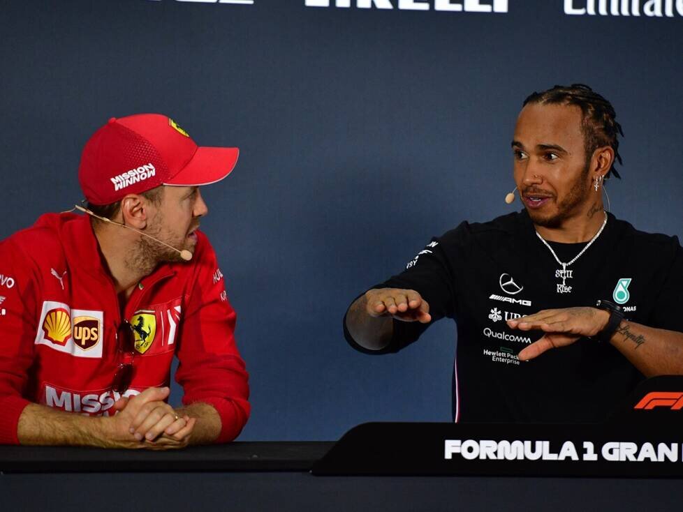Sebastian Vettel, Lewis Hamilton