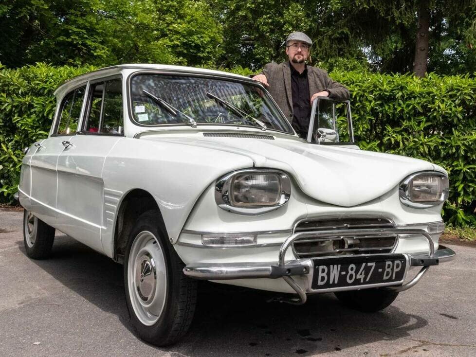 Roland Hildebrandt im Citroën Ami 6