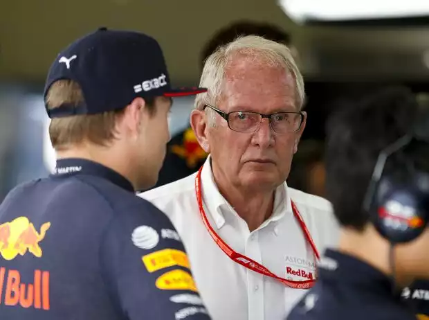 Titel-Bild zur News: Max Verstappen und Helmut Marko