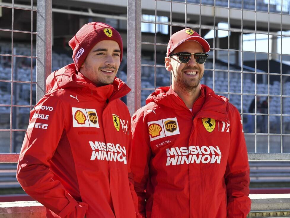 Charles Leclerc, Sebastian Vettel