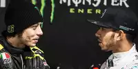 Bild zum Inhalt: Fix: Rossi im Formel-1-Mercedes, Hamilton auf der MotoGP-Yamaha!