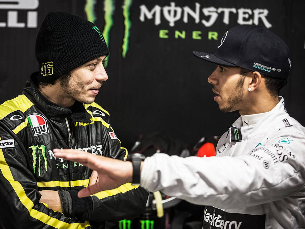 Valentino Rossi, Lewis Hamilton