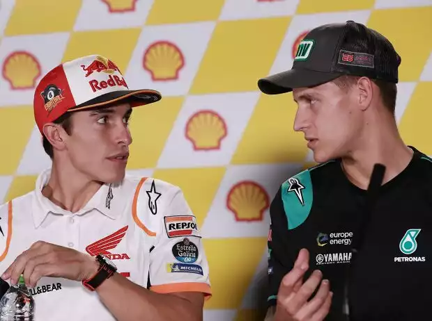 Titel-Bild zur News: Fabio Quartararo, Marc Marquez