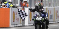 Bild zum Inhalt: MotoGP Sepang 2019: Vinales siegt vor Marquez, Rossi verpasst Podest knapp
