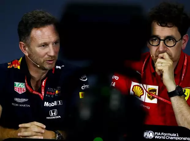 Christian Horner, Mattia Binotto Titel-Bild zur News: Christian Horner, Mattia Binotto