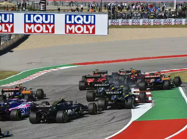 Titel-Bild zur News: Valtteri Bottas, Max Verstappen, Sebastian Vettel, Lewis Hamilton, Charles Leclerc, Alexander Albon, Carlos Sainz