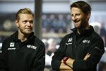 Kevin Magnussen (Haas) und Romain Grosjean (Haas) 