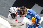 Lewis Hamilton (Mercedes) und Lando Norris (McLaren) 