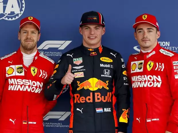 Sebastian Vettel, Max Verstappen, Charles Leclerc Titel-Bild zur News: Sebastian Vettel, Max Verstappen, Charles Leclerc
