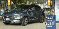 Bild zum Inhalt: Tatsächlicher Verbrauch: Hyundai Kona Hybrid (2019) im Test
