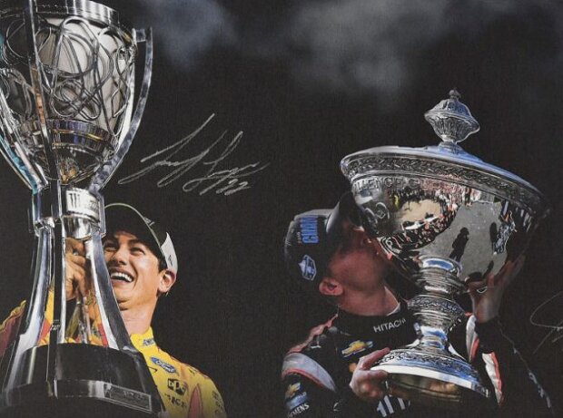 Poster: NASCAR-Champion Joey Logano und IndyCar-Champion Josef Newgarden