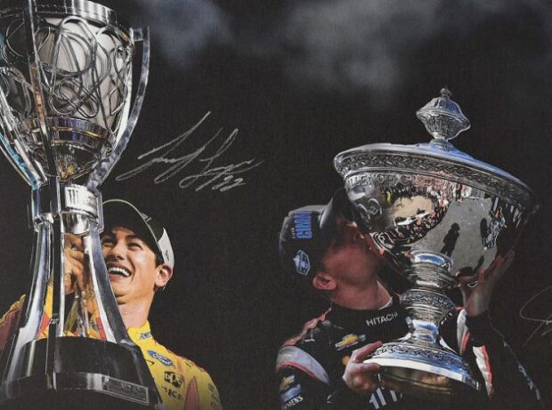 Poster: NASCAR-Champion Joey Logano und IndyCar-Champion Josef Newgarden Poster: NASCAR-Champion Joey Logano und IndyCar-Champion Josef Newgarden