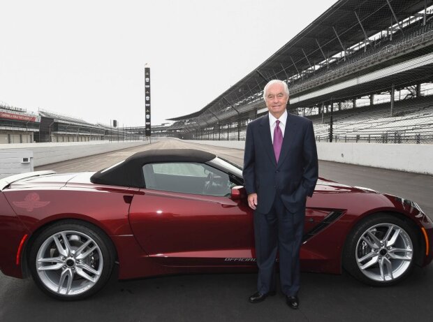 Roger Penske am Indianapolis Motor Speedway Roger Penske am Indianapolis Motor Speedway