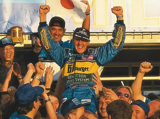 Titel-Bild zur News: Michael Schumacher, Flavio Briatore