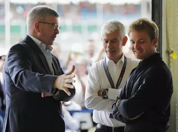 Titel-Bild zur News: Ross Brawn, Nico Rosberg