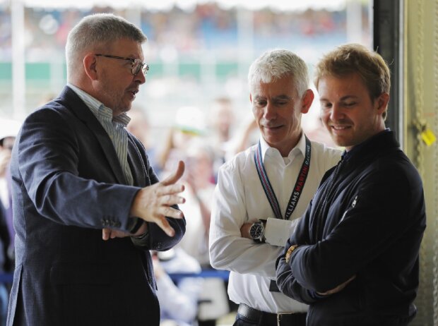 Titel-Bild zur News: Ross Brawn, Nico Rosberg