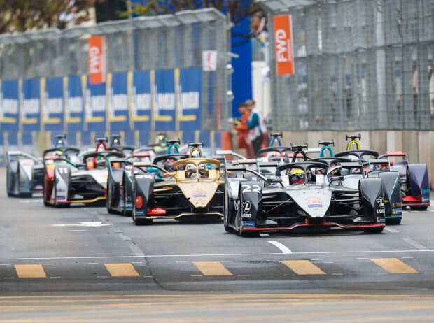 Start zum ePrix Hongkong 2019, dem 50. Rennen der Formel E Start zum ePrix Hongkong 2019, dem 50. Rennen der Formel E
