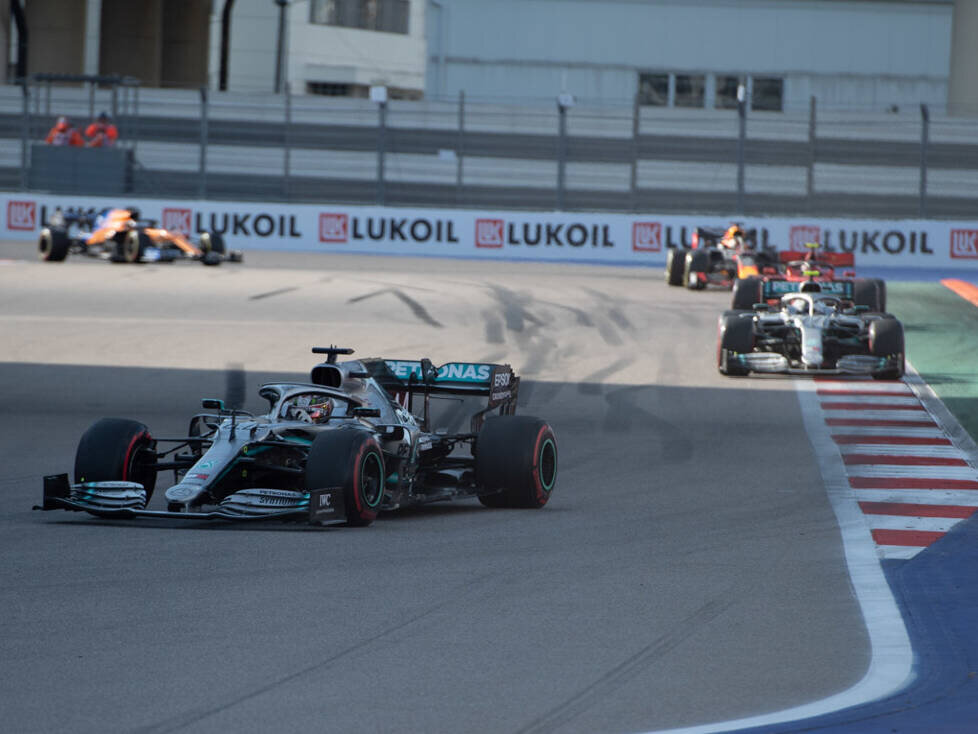 Lewis Hamilton, Valtteri Bottas, Charles Leclerc, Max Verstappen