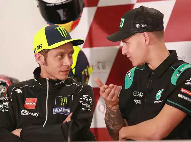Fabio Quartararo, Valentino Rossi Titel-Bild zur News: Fabio Quartararo, Valentino Rossi
