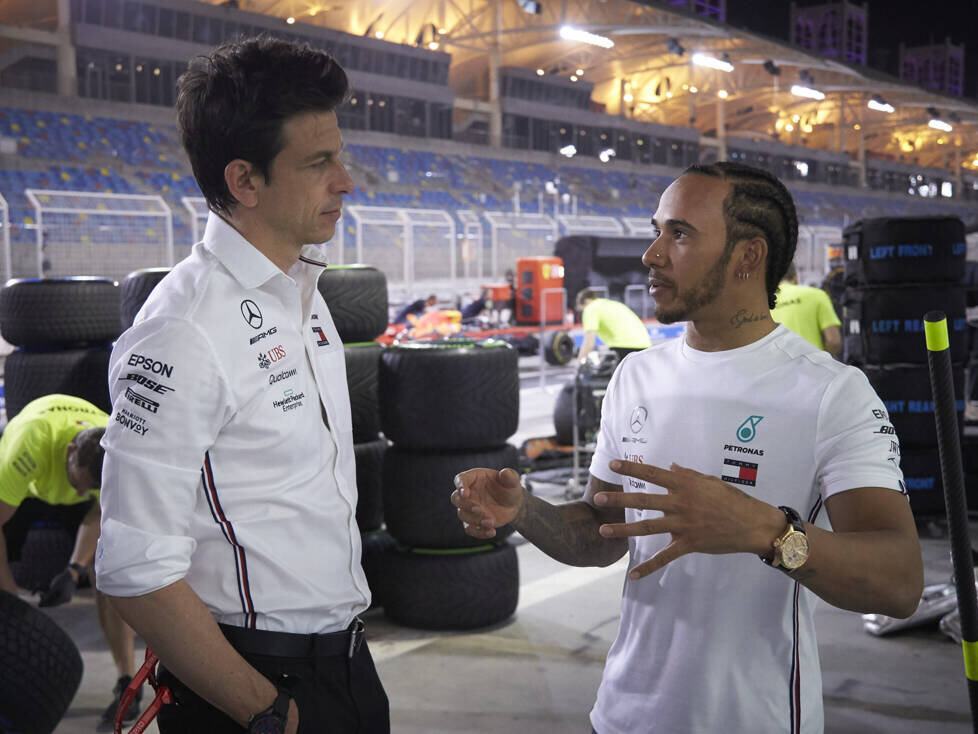 Toto Wolff, Lewis Hamilton