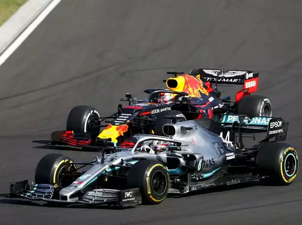 Lewis Hamilton, Max Verstappen Titel-Bild zur News: Lewis Hamilton, Max Verstappen