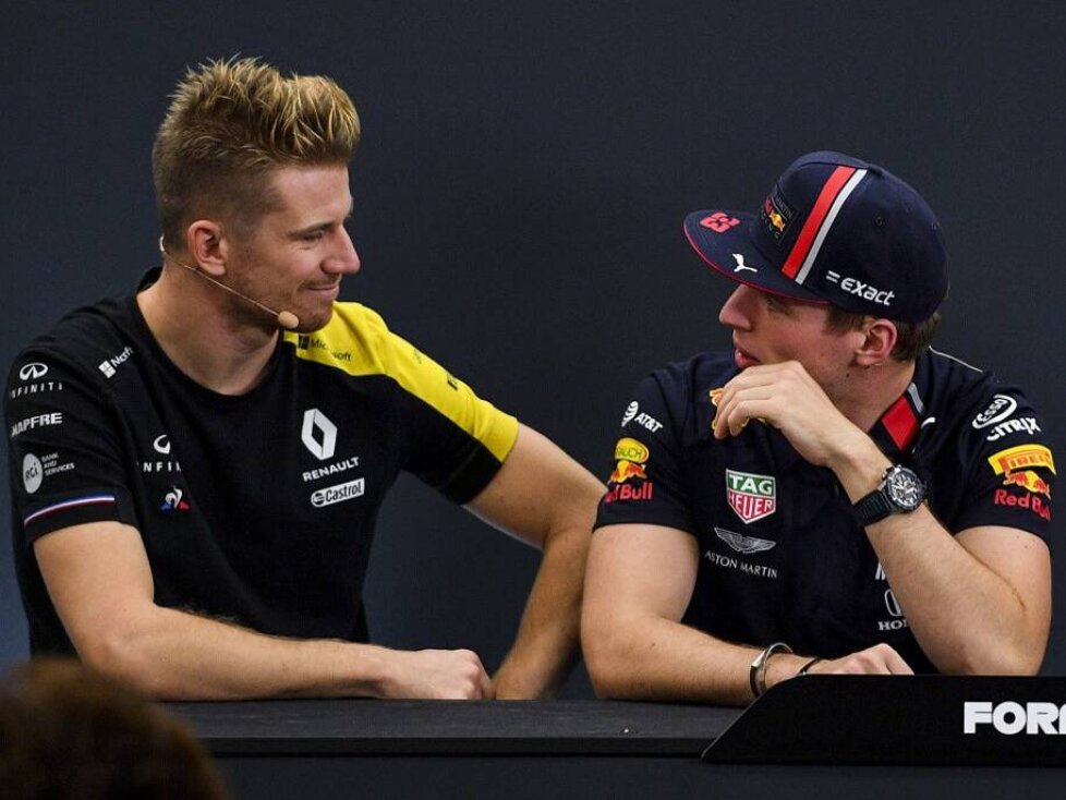 Nico Hülkenberg, Max Verstappen, Charles Leclerc