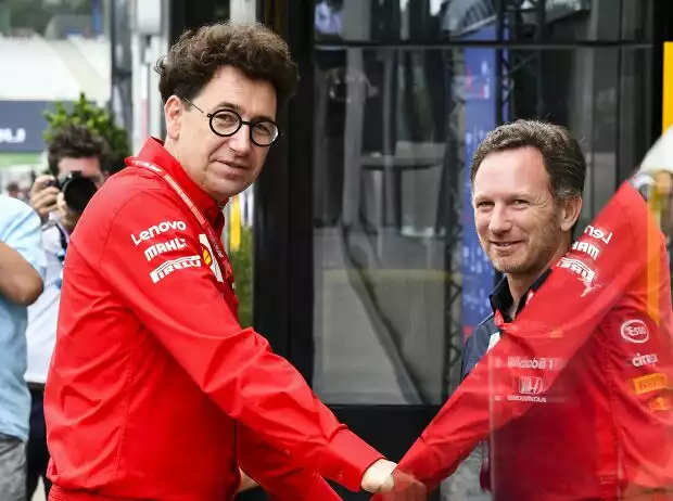 Titel-Bild zur News: Christian Horner, Mattia Binotto