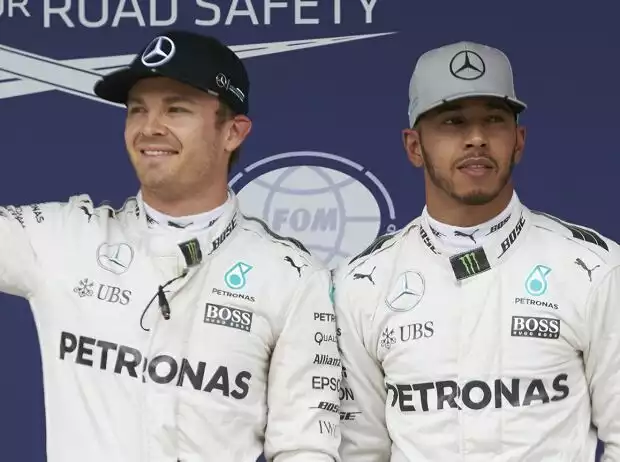 Titel-Bild zur News: Nico Rosberg, Lewis Hamilton
